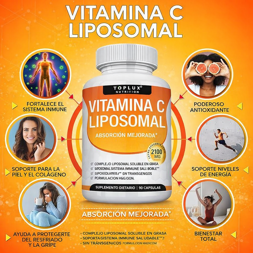 Vitamina C liposomal, Toplux Nutrition